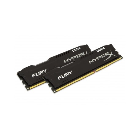 Mémoire Kingston DDR4 - 2666 Mhz - 8GB HyperX Fury Black CL15 ( 2x4GB ) - Kingston