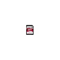 KINGSTON KINGSTON 64GB SDXC Canvas React 100R/80W CL10 UHS-I U3 V30