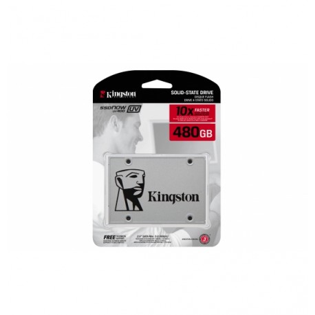 Disque SSD Kingston 480GB SSDnow UV400 SATA 3 2.5 (7mm height) Upgrade Bundle Kit