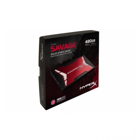 Disque SSD Kingston Sata 3 - HyperX Savage 480GB / 6GBps - 560/530Mo/s