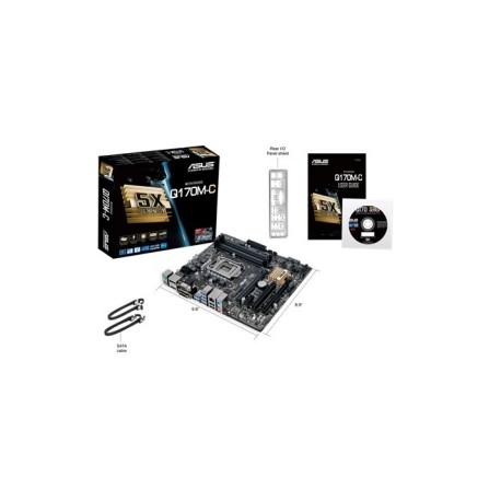 Asus Q170M-C/CSM S1151 MATX VGA+SND+GLN+U3 SATA6GB/S DDR4