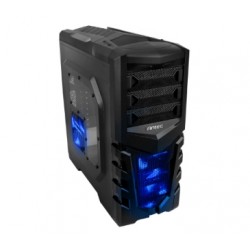 Boîtier Antec Gamer GX505 Window Blue Ed. Midi Tower Black