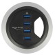 DeLOCK Tisch-Hub 4x USB 3.0 60mm