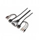 Mini KVM Switch 1 User  2 PCs USB
