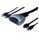 Mini KVM Switch 1 User 2 PCs HDMI