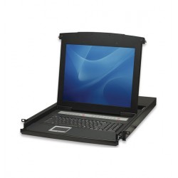 8-Port 19" KVM Switch with Konsole