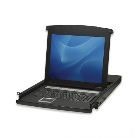 8-Port 19" KVM Switch with Konsole