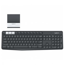 Clavier Logitech K375s Multi-Device Wireless Keyboard and Stand Combo - US INT'L