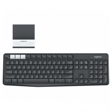 Clavier Logitech K375s Multi-Device Wireless Keyboard and Stand Combo - US INT'L