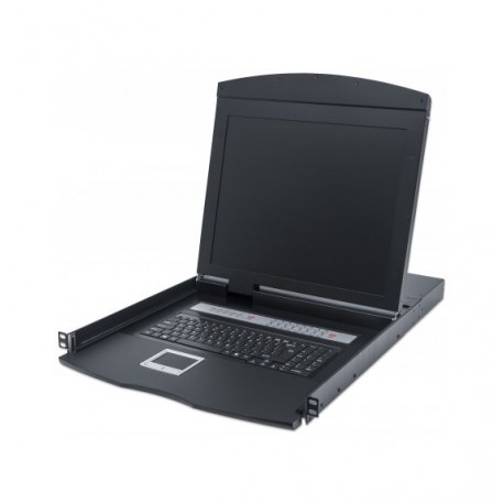 KVM Switch Intellinet 1 HE 16-Port with 19" LCD-Konsole