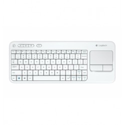 Clavier Logitech Wless Touch Kb K400 Plus- WHITE-US INT'L