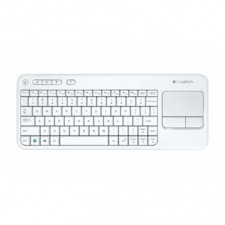 Clavier Logitech Wless Touch Kb K400 Plus- WHITE-US INT'L