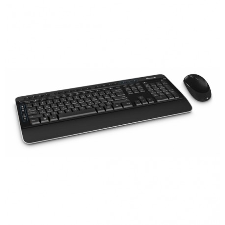 Clavier Microsoft WrlssDsktp3050 with AES USB Port Eng Intl Euro Hdwr CD