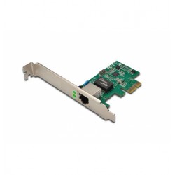 Controlleur Digitus PCI Expr Card 1x RJ45 Gigabit Netzwerk
