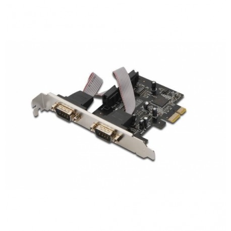 Controlleur Digitus PCI Expr Card 2x D-Sub9 seriell Ports + LowProfile retai