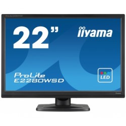 Moniteur iiyama E2280WSD-B1/22"WIDE LCD 5ms Black