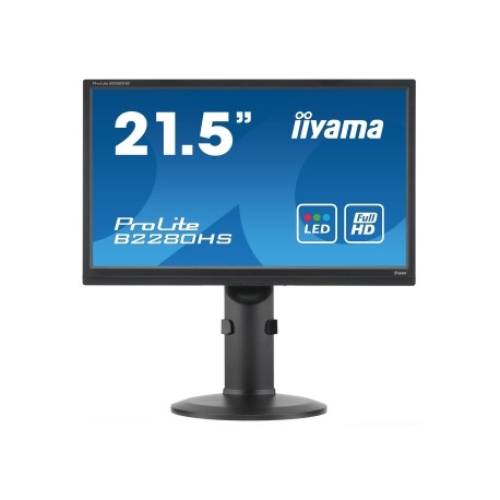 Moniteur Iiyama 21.5 inch - B2280HS-B1 16:9 DVI+HDMI LED hohenv