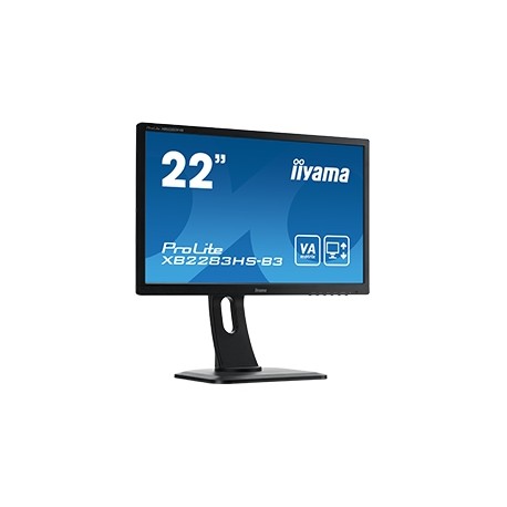 Moniteur Iiyama LED LCD 22.0 inch - HA 1920X1080 VA PANEL VGA HDMI DP 4MS