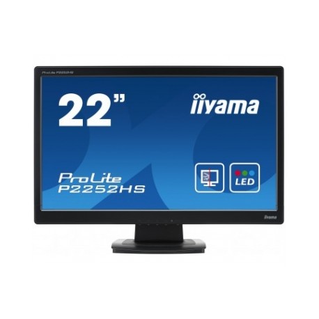 Moniteur iiyama P2252HS-B1 22.0 inch - Wide LCD TFT 5ms Black