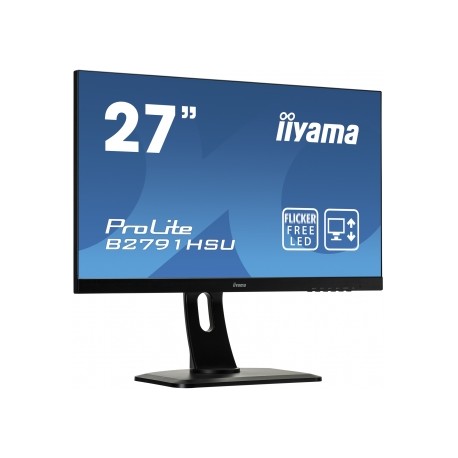 Moniteur iiyama 27.0 inch - FHD ETE TN Panel HA,1ms,BLack,HDMI,DVI,VGA,DP,USB