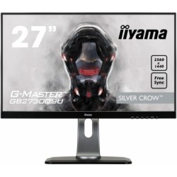 Moniteur Iiyama 27i LCD. G-Master Silver Crow. 2560 x 1440 WQHD TN LED. FreeSync. USB-Hub (2xOut).