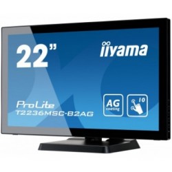 Moniteur Iiyama 22i LCD Proj Capac Bezel Free 10-PointsTouch. 1920 x 1080. AMVA LED Bl. Speakers. 