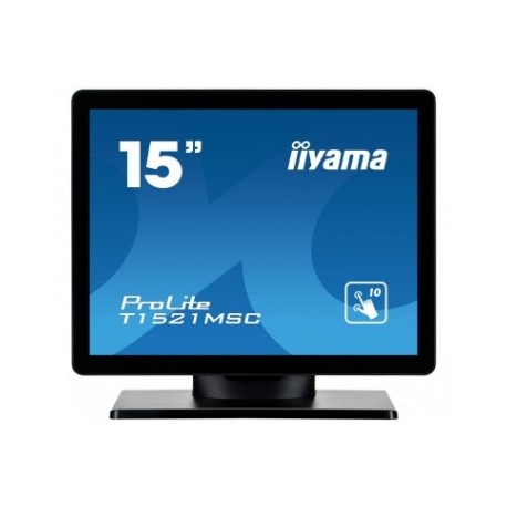 Moniteur iiyama T1521MSC-B1/15" Touch capazitiv black