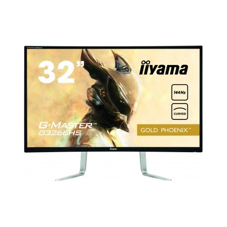Moniteur Iiyama LED 32"FHD Curved G-Master VGA DVI HDMI DP 1ms Black