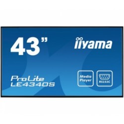 Moniteur iiyama LE4340S-B/43" LED VGA DVI-D HDMI 8ms