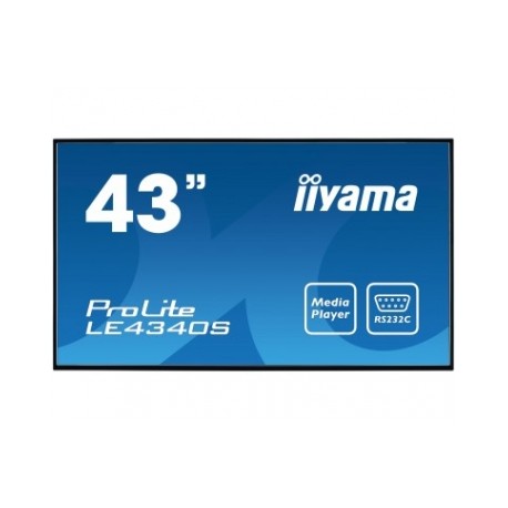 Moniteur iiyama LE4340S-B/43" LED VGA DVI-D HDMI 8ms