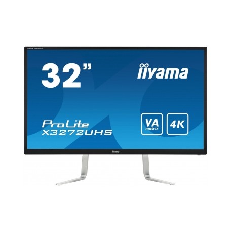 Moniteur Iiyama 32i WIDE LCD. 3840 x 2160. 4K UHD VA panel. LED Bl. 300cd/m*2.