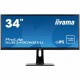 Moniteur Iiyama 34"UltraWide 3440x1440 IPS HA Speakers HDMI 5MS Black