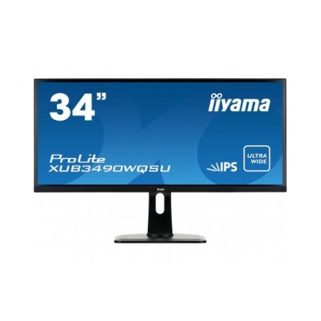 Moniteur Iiyama 34"UltraWide 3440x1440 IPS HA Speakers HDMI 5MS Black