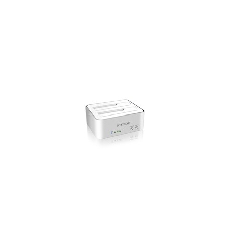 Icy Box IB-120CL-U3 - Docking Clonstation USB3.0 Sata 2.5 and 3.5