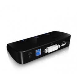 Icy Box DockingstationNotebook USB 3.0 - DVI + HDMI (b)