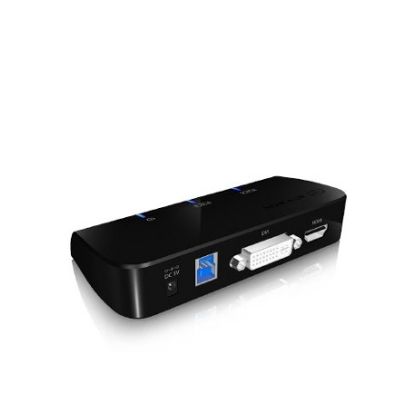 Icy Box DockingstationNotebook USB 3.0 - DVI + HDMI (b)