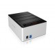 Icy Box Docking/Klonstation4x6,3cm/8,9cm SATAI-III JBOD b/si