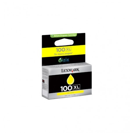 Lexmark 100XL inktcartridge Yellow high capacity 600 Pages
