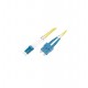 FIBER OPTIC CABLE SINGLEMODE DUPLEX LC/SC 9/125 1M