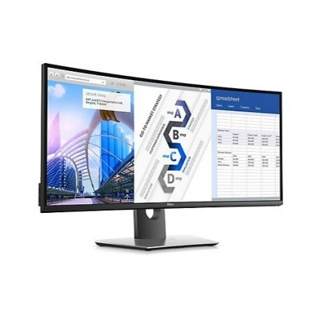 Moniteur Dell U3417W - 34.0 inch -LED 5ms 3440x1440 21:9 1000:1 DP HDMI Black EUR