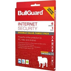 bullguard internet security 2018 edition family pack 6 devices 1 ans