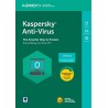 Kaspersky anti-virus 1 utilisateur 1 ans