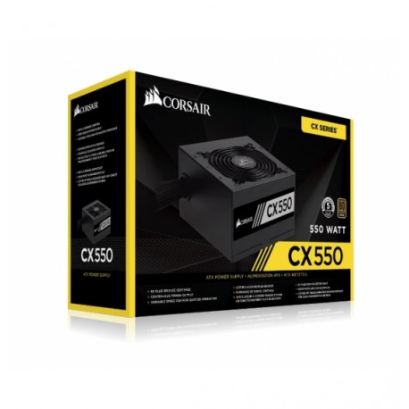 Alimentation Corsair 550W CX550 (80+Bronze) 12cm Cooler - Corsair