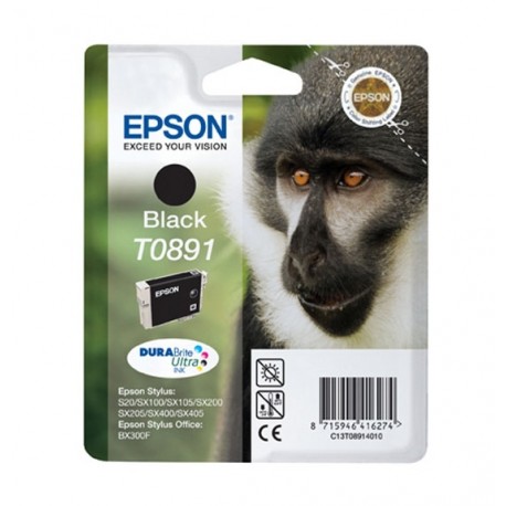 Epson T0891 inktcartridge Black standard capacity 5.8ml Blister - Epson