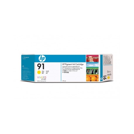 HP 91 Yellow Ink Cart/Vivera Ink - HP