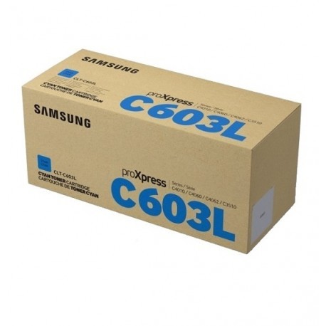 Samsung CLT-C603L High Yield Cyan Toner Cartridge - Samsung