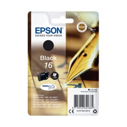 Epson 16 cartouche encre noir capacité standard 5.4ml 175 pages RF-AM blister - Epson