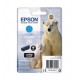 Epson 26 cartouche dencre cyan capacité standard 4.5ml 300 pages blister sans alarme - Epson