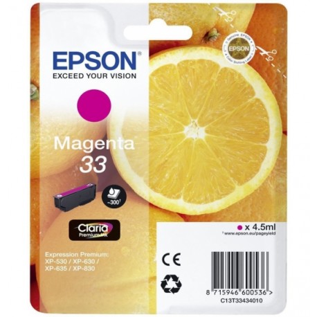 Epson Cartouche Oranges Encre Claria Premium Magenta - Epson