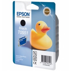 Epson T0551 inktcartridge Black standard capacity 8ml 290 Pages Blister - Epson